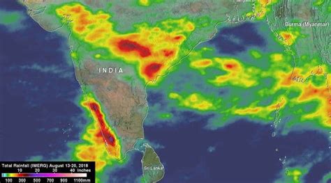 Video Nasa Satellite Captures Intense Monsoon Rains In Kerala India