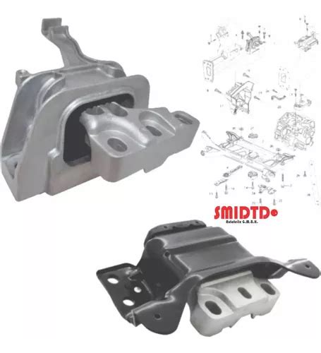 Soporte Derecho Y Soporte Caja Estandar Vw Tiguan 1 4 18 20 Meses Sin