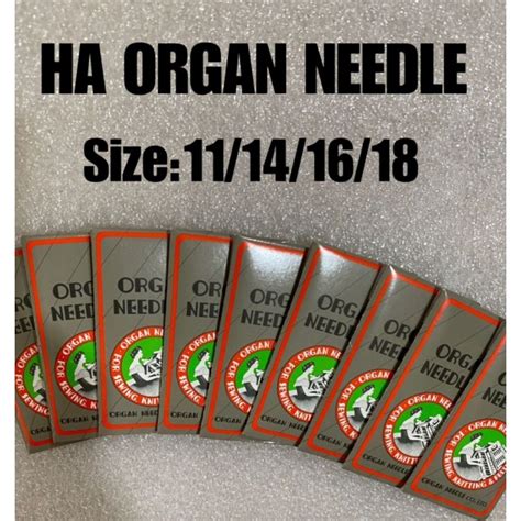 Organ Needle Pcs Organ Jarum Mesin Portable Jarum Mesin Jahit Kepala