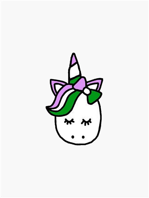 Genderqueer Unicorn Sticker For Sale By Pridesticker Redbubble