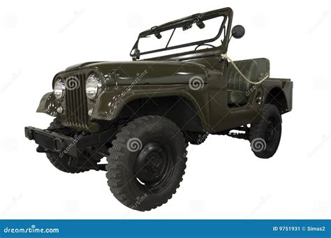 Vintage Army Jeep Stock Image - Image: 9751931