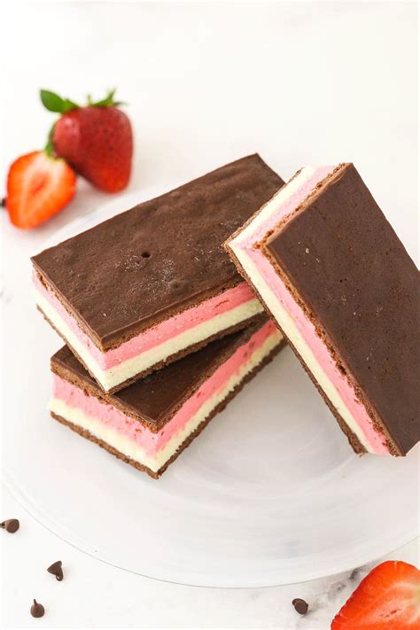 Easy Neapolitan Ice Cream Sandwiches Life Love And Sugar