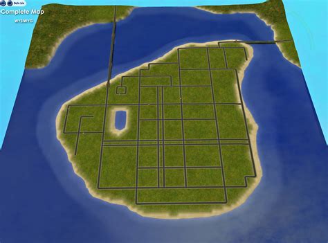 Mod The Sims - Bella Isle ~ a customizable island terrain map