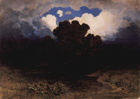 Arkhip Ivanovich Kuindzhi Nuages à Waldsee 1882 The Swedish Parrot