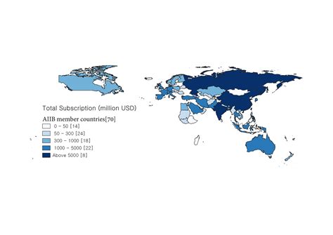 Asian Infrastructure Investment Bank Aiib Member Countries With Color