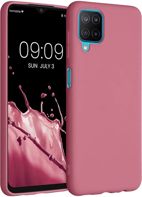 Kwmobile Back Cover Σιλικόνης Deep Rusty Rose Galaxy M12 Skroutz Gr