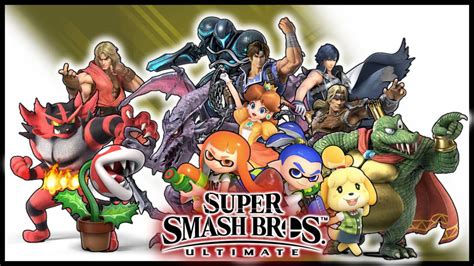 Super Smash Bros Ultimate Newcomers By Mattplaysvg Smash Bros