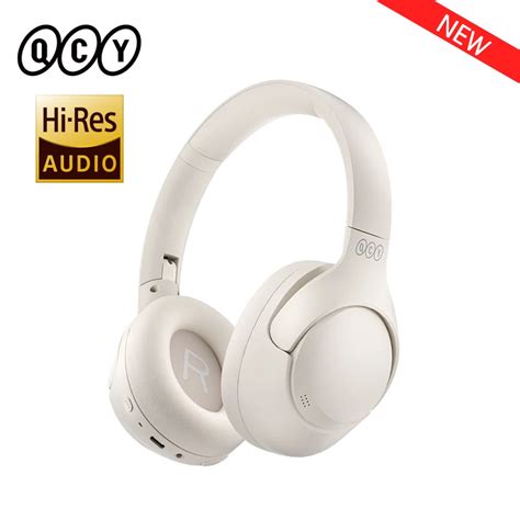 QCY H3 ANC Wireless Headphones 43dB Hybrid Active Noise Cancellation