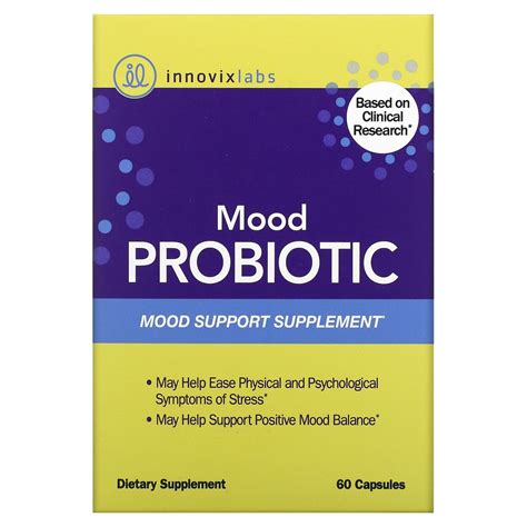 Innovixlabs Mood Probiotic Mood Support Supplement Capsules