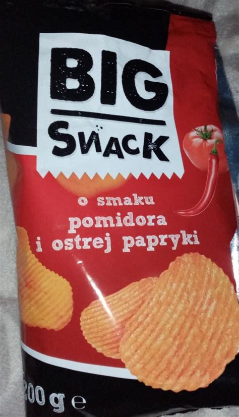 Chipsy O Smaku Pomidora I Ostrej Papryki Big Snack Kalorie KJ I