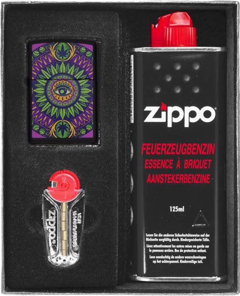 Zestaw Zippo Cannabis Pattern Prezentowy Zippo Sport Sklep Empik