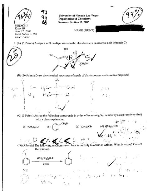 Chem Practice Exam Chem Studocu