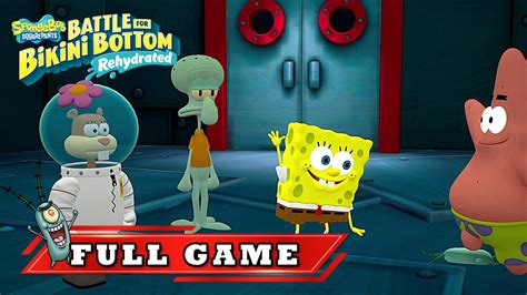 Spongebob Squarepants Battle For Bikini Bottom Rehydrated Full Game Longplay Gameplay 4k