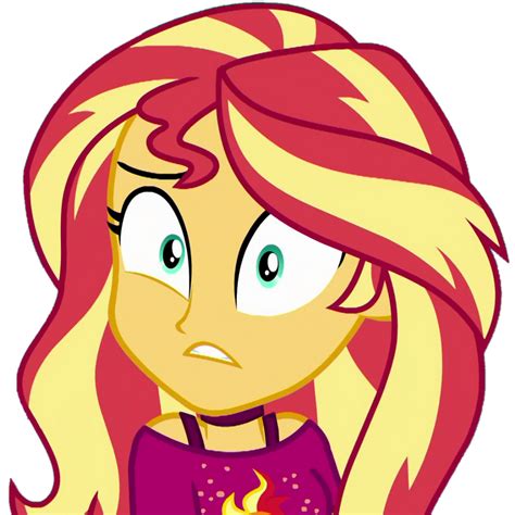 Eqg Vector Confused Sunset Shimmer By Opandtsfan On Deviantart