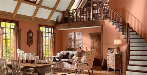 Orange Interior Colors Inspirations Behr Paint Orange Painted Rooms Paint Colors For