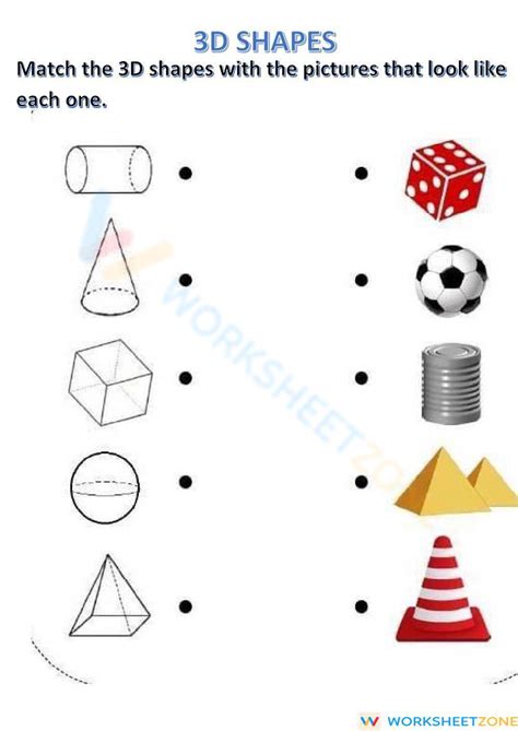 printable  shapes worksheet