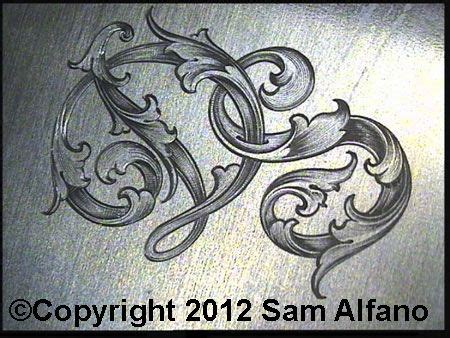 Sam Alfano Engraver Jewelry Engraving Tattoo Lettering Fonts