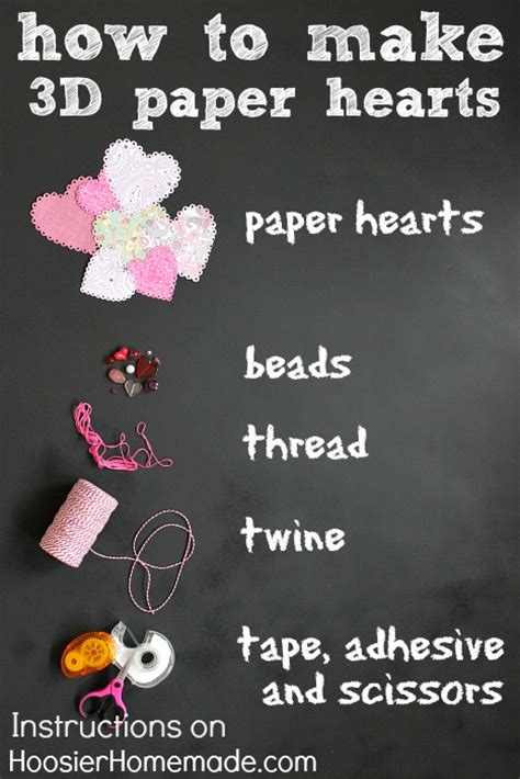 How To Make A D Paper Heart