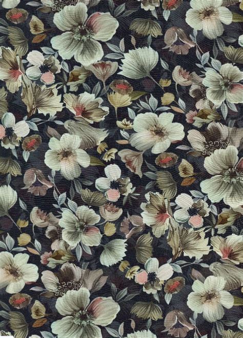 floral fabric texture journal inspiration