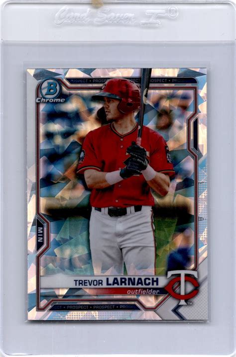 Bowman Chrome Prospects Atomic Refractor Trevor Larnach Ebay