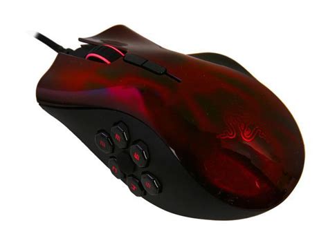 Razer Naga Hex Wired Usb Gaming Mouse Red