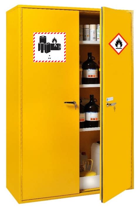 Armoire de sécurité pour batteries lithium 300 litres Cyltec