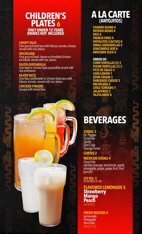 Weatherford Menu :: Azteca