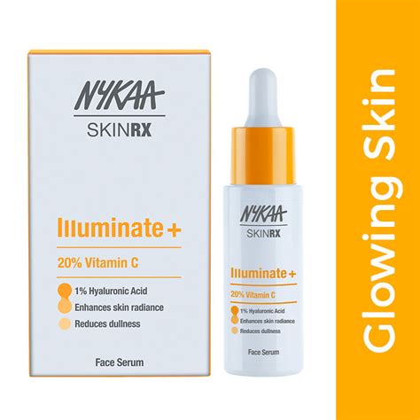 Nykaa SKINRX 20% Vitamin C Face Serum for Bright, Glowing & Radiant ...