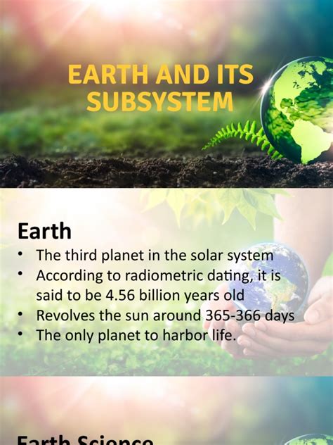 Earth Subsystem | PDF | Earth | Geology