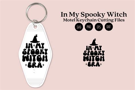 In My Spooky Witch Motel Keychain Svg Graphic By Planstocraft