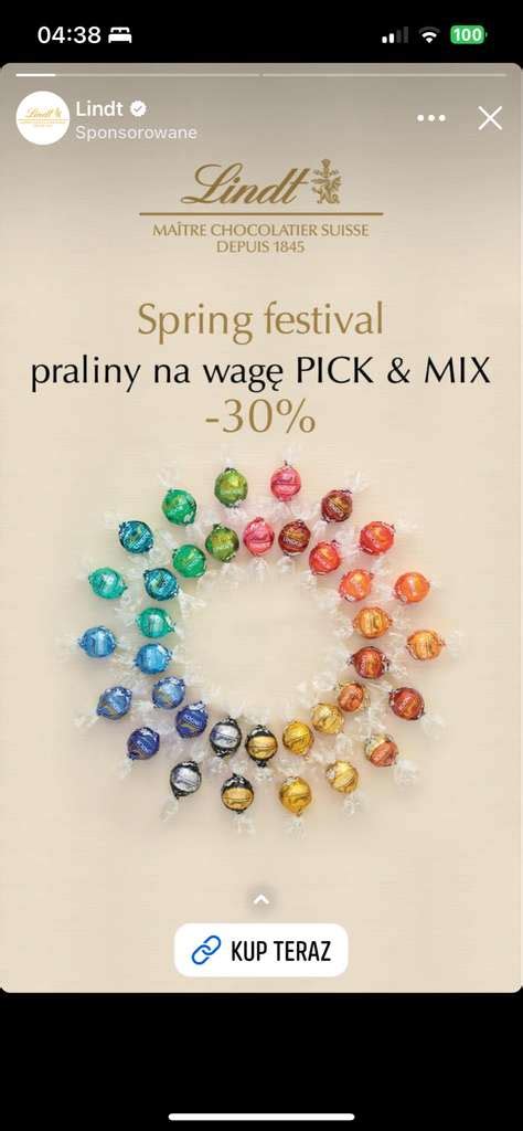 Praliny LINDT Pick And Mix 30 Pepper Pl