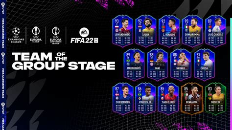 FUT Team Of The Group Stage FIFA 22 Ultimate Team TOTGS EA SPORTS