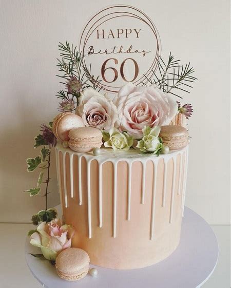 20 Simple 60th Birthday Cake Designs With Pictures In 2024