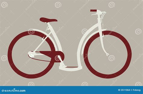 Vector cycle side view stock vector. Illustration of pedal - 3511064