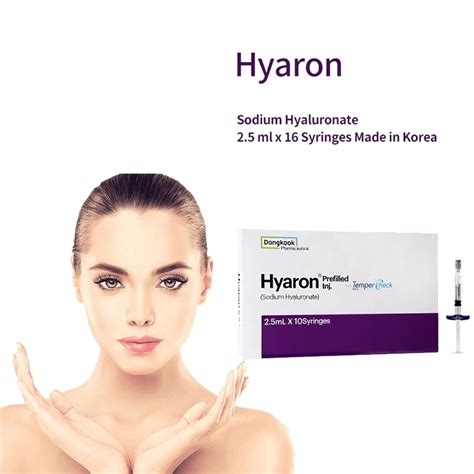 Korea Origin Non Crosslinked Hyaluronic Acid Hyaron Skin Booster