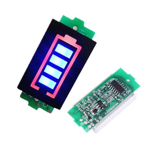 Lithium Battery Voltage Indicator LED Display