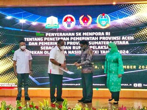 Aceh Dan Sumut Jadi Tuan Rumah Pon Xxi Tahun Tagar