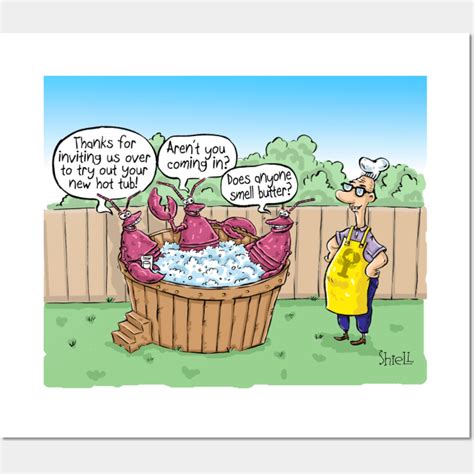 Lobster Hot Tub By Macccc8 Funny Pictures Party Invite Template