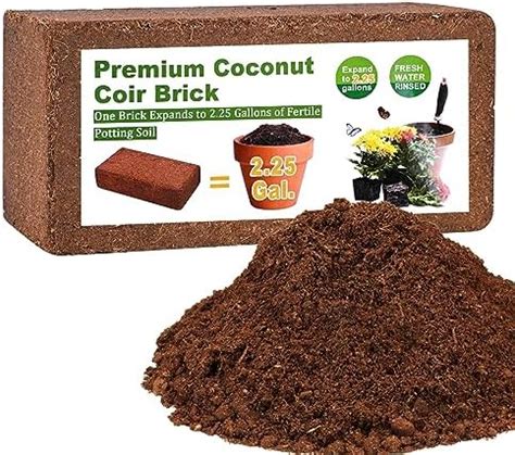 Organic Coco Coir 1 Pcs Compressed Coconut Coir Brick Coconut Fiber