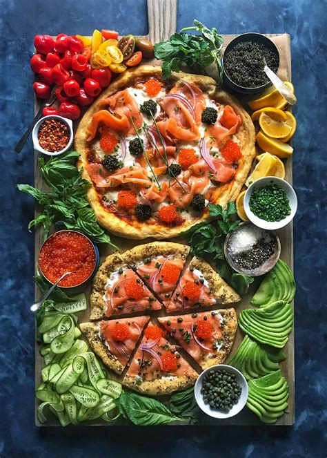 Smoked Salmon Pizza The Delicious Life