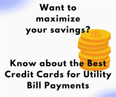 The Ultimate Guide To Maximizing Savings Best Credit Cards For Utility