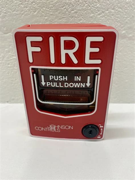 Johnson Controls Jbg 12lxp Non Coded Manual Fire Alarm Pull 54 Off