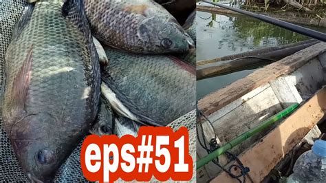 Mancing Ikan Nila Babon Tepat Di Tengah2 Danau Menggunakan Umpan