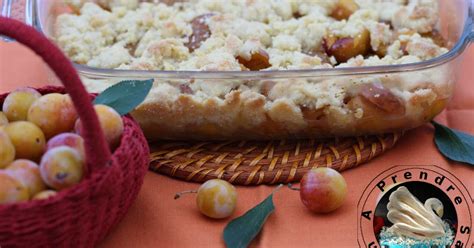 Crumble De Mirabelles Au Citron Et Cardamome A Prendre Sans Faim