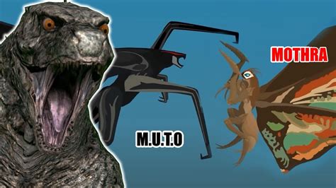 MUTO Vs Mothra Godzilla Reacts YouTube