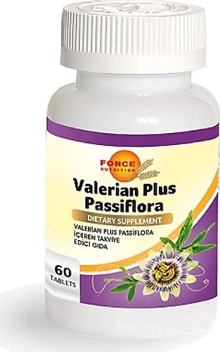 Force Nutrition Valerian Plus Passiflora Tablet Fiyatlar