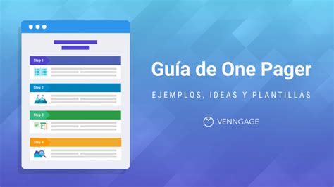 Guía De One Pager Ejemplos Ideas Y Plantillas Venngage Blog