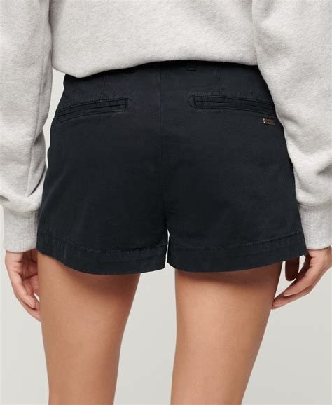 Dames Chino Hotshort Eclipse Navy Superdry Nl