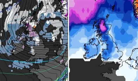 UK snow MAP: Polar Vortex to hit UK with widespread snow on THIS date - Latest warning | Weather ...