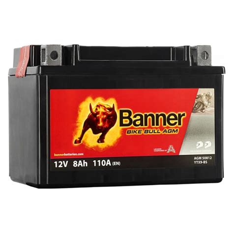 Akumulator Banner Bike Bull AGM YTX9 BS 50812 12V 8Ah 110A L Sklep